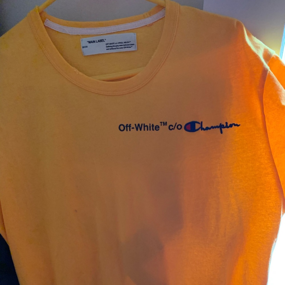 off white x champion